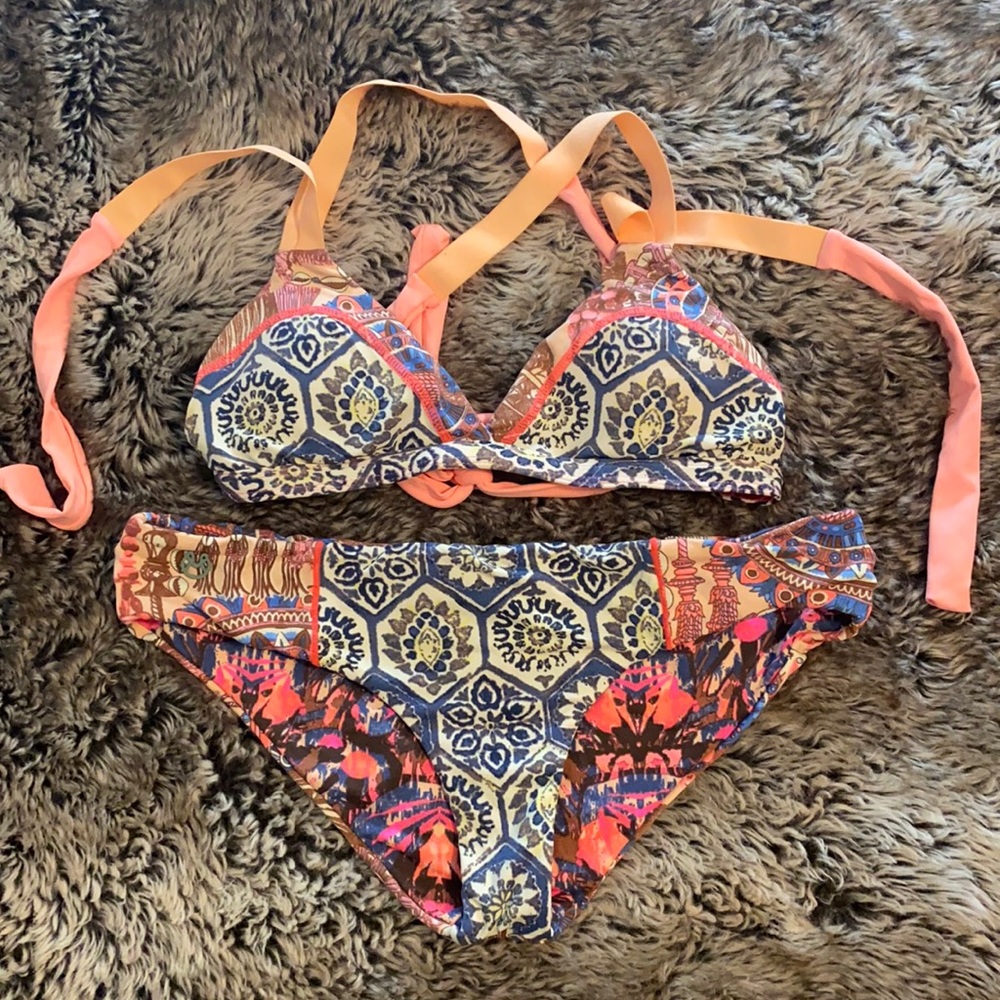 Two piece bathing suit
